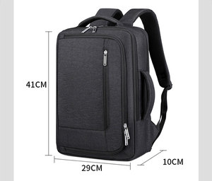 Nouveauté 2025 Sac à dos pour ordinateur portable Oxford unisexe Grande capacité Sac de voyage personnalisé pour les affaires et l'école avec fermeture éclair USB - Product Image 4