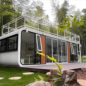 Casas móviles de lujo con techo de 20 pies que se pueden usar como balcones, y cabinas Apple que se pueden usar como hoteles, cafeterí<span class=keywords><strong>as</strong></span> - Product Image 2