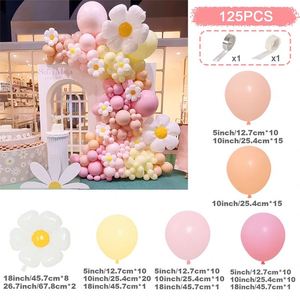 Kit de arco de globos de fiesta Microstar, guirnalda de globos de látex rosa para Baby Shower, globos de <span class=keywords><strong>feliz</strong></span> <span class=keywords><strong>cumpleaños</strong></span>, decoraciones para fiestas - Product Image 2