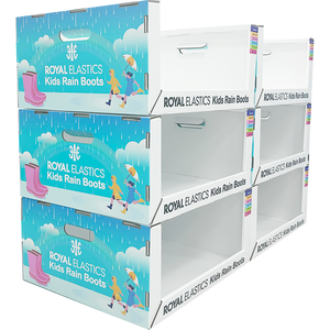 Çorap promosyon Modern tarzı ile çocuk süpermarket kullanımı için yüksek kaliteli katlanabilir yağmur ayakkabıları ekran kutusu - Product Image 6