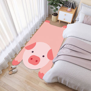Alfombra de Piso con Diseño de Animal Extraterrestre de Dibujos Animados, Manta para el Lado de la Cama, Personalizable, Hecha en China, Agradable al Tacto y Cómoda - Product Image 2