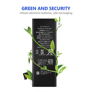 Batterie de haute qualité à cycle zéro pour <span class=keywords><strong>iPhone</strong></span> <span class=keywords><strong>SE</strong></span> <span class=keywords><strong>5</strong></span> 6 6S 5S 7 8 Plus X Xs Max Xr 11 Pro téléphone portable avec autocollant d'outils gratuits - Product Image 2
