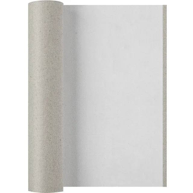 Stretched canvas with wooden frames primed linen blend canvas roll
