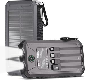พาวเวอร์แบงค์พกพา <span class=keywords><strong>50000mAh</strong></span> สายในตัว ชาร์จเร็ว 22.5W PD 6 ช่องจ่ายไฟ/2 ช่องรับไฟ หน้าจอ LED แสดงผล USB-A/USB-C สำหรับ <span class=keywords><strong>iPhone</strong></span> 12-17 - Product Image 2