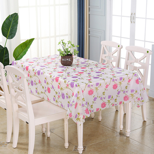 Plastik tischdecke mit Flanell rücken PVC-freie wasch bare Tischdecke Wisch bare auslaufs ichere Plastik tischdecken für Camping - Product Image 4