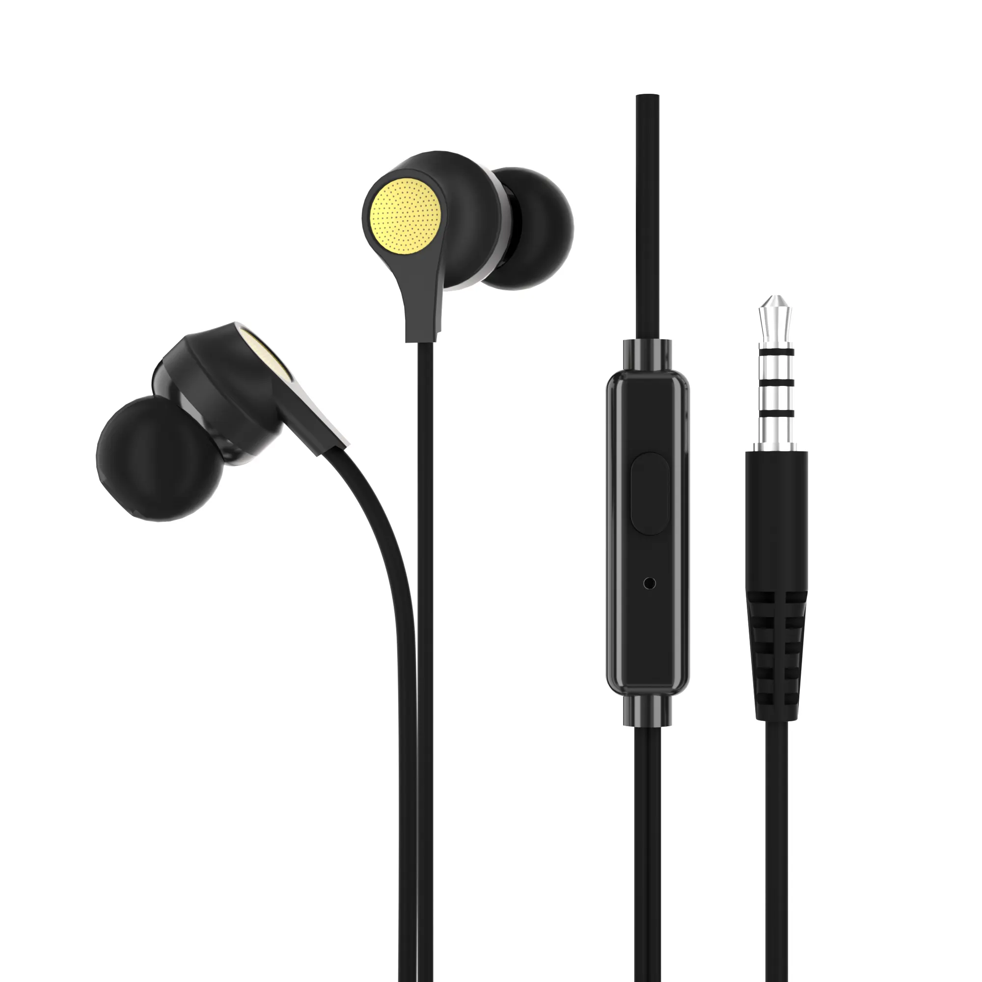 Kingleen I123 Earphone In-Ear 1.2 M Kustom Panggilan & Musik Kabel 3.5Mm Headphone Stereo In-Ear untuk Ponsel Android