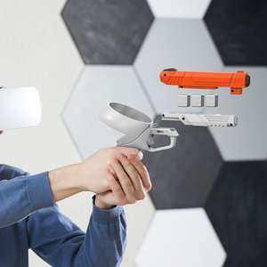 Pistola para Juegos de Realidad Virtual, Empuñadura para Controlador de <span class=keywords><strong>2</strong></span> Pistolas, Buena Experiencia de Juego para <span class=keywords><strong>2</strong></span> Accesorios de Juego - Product Image 5