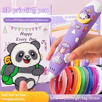 Bolígrafo de Impresión 3D, Bolígrafo de Dibujo DIY, Juguete Inteligente de Graffiti de Baja Temperatura, Regalo para Niños, Venta al por Mayor de Fábrica Transfronteriza, Colores de Moda