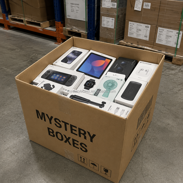 Mixed Gadgets Mystery Box Random Electronic Bundle Mobile Phone Laptop Earbuds Smartwatch for Boutique Shop Owner Wholesale