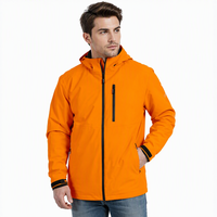 Veste de Ski de Montagne Imperméable Matelassée Softshell de Grande Taille pour Homme