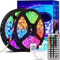 Lumière de vacances APP Wifi 12v 24v Télécommandé Flexible SMD 3535 2835 RVB LED Smart Home Light Colorful Led Strip Light