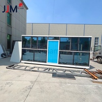 Maison miniature moderne pliable en panneaux sandwich JJM de 20 pieds, installation rapide, maison modulaire mobile, appartement, hôtel, villa