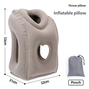 Aufblasbares Nackenkissen mit Eigenem Logo zum Schlafen gegen Nacken- und Schulterschmerzen Aufblasbares Reisekissen für Flugzeuge - Product Image 3