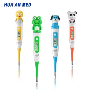 Huaan Med Schattige Donkere Panda Flexibele Waterdichte Babyverzorging Medische Producten Cartoon Kind Digitale Thermometer