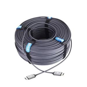 Cables ópticos activos de alta velocidad <span class=keywords><strong>HDMI</strong></span> 2,0 4K personalizados <span class=keywords><strong>Cable</strong></span> de fibra óptica <span class=keywords><strong>HDMI</strong></span> profesional 4K de <span class=keywords><strong>20</strong></span> <span class=keywords><strong>metros</strong></span> para proyector - Product Image 1