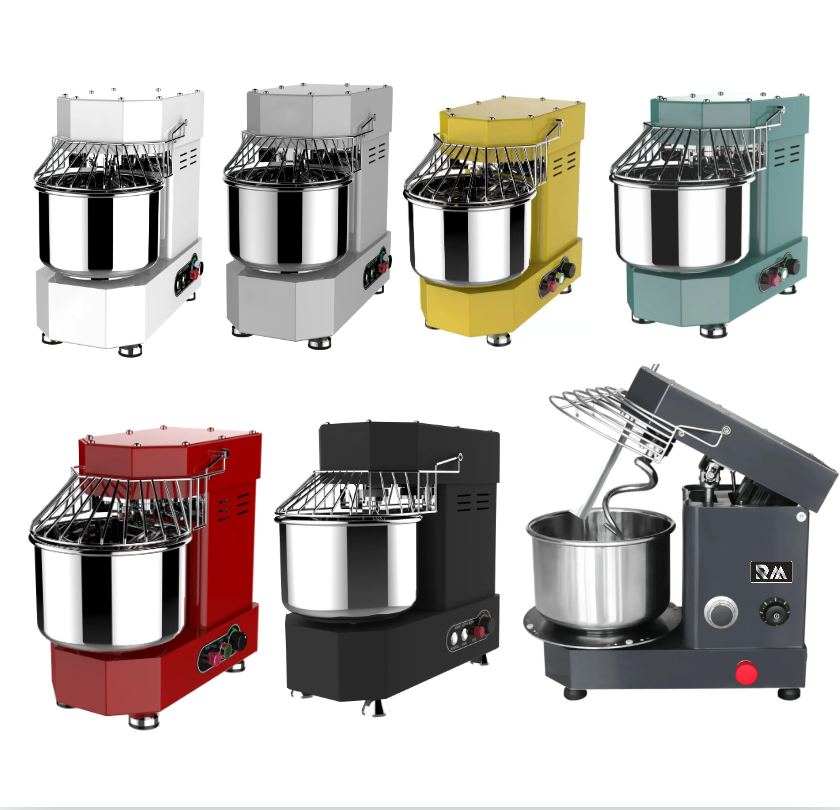 Electric Pizza Dough Maker for Home Use Small Spiral Knead Mixer Machine with New Motor for Bread Cake for Wheat Flour Mill