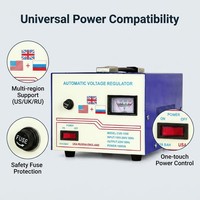 Régulateur de tension automatique KEPAI CVR-1000VA, entrée 150V-250V, sortie 220V, stabilisateur de tension domestique