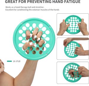 Anelli per Esercizi delle Dita in Acciaio e Gel di Silice di Alta Qualità, 7 Pollici, per Migliorare la Forza di Tensione delle Dita, del Polso e del Braccio - Product Image 3