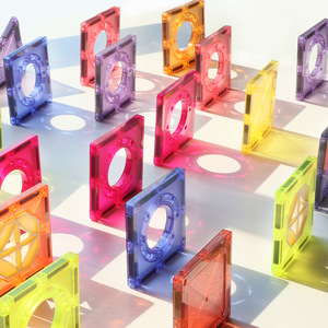 Il marmo magnetico 3D esegue giocattoli educativi da costruzione a blocchi magnetici gioco di rotolamento della palla giocattolo da costruzione giocattolo di marmo corre giocattolo - Product Image 2