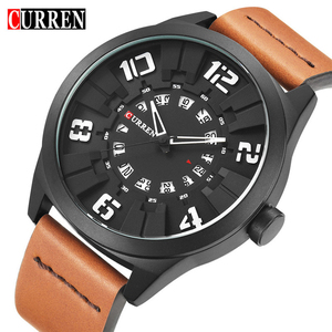 Reloj de Pulsera Deportivo de Cuarzo para Hombre CURREN 8258, Nuevo Estilo de Moda con Superficie 3D en Línea - Product Image 2