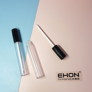 Tubo de brillo labial vacío de 4.8ml, tubos de brillo labial negros, color personalizado, simple, lujoso, rentable, duradero - Product Image 2