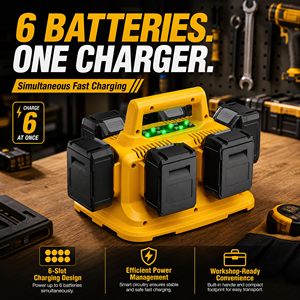 Chargeur USB Victpower 6 ports 150W QC3.0, adaptateur d'alimentation universel en ABS avec protection contre les surintensités - Product Image 5