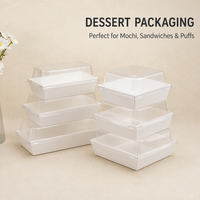 Boîte d'emballage alimentaire personnalisée en papier kraft pour petites entreprises, boîtes en papier en stock pour aliments et impression personnalisée