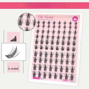 <span class=keywords><strong>Pestañas</strong></span> Postizas Autoadhesivas Sin Pegamento, Delgadas y Suaves, Fibra Importada, Semi-Manuales, Estilo Europeo Americano - Product Image 6