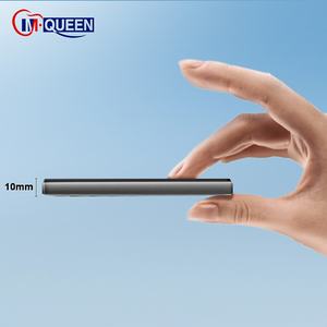 Station de recharge portable 5000 mAh avec logo personnalisé, chargeur de téléphone portable magnétique en alliage d'aluminium mince - Product Image 5