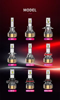 Ampoules de phares LED CSP R12 12V 120W 15000LM 6000K Blanc pour mise à niveau et rénovation de phares de voiture
