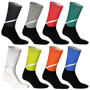 Nuevos Calcetines Deportivos de Ciclismo con Rayas, Reflectantes, de Alta Calidad, para Ciclismo en Carretera - Product Image 1