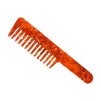 En gros Personnalisé Large Dent Manche Écaille de Tortue Acétate Résine Peigne Massage Confortable Peigne à Cheveux pour Femmes Outil de Coiffure