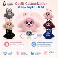 Juguete de Peluche Robot IA con Cámara, Sensor Táctil, Pantalla LED, +20 Idiomas, 5 Modelos IA, Giroscopio, Batería de Iones de Litio de 3000mAh, Regalo para Niños
