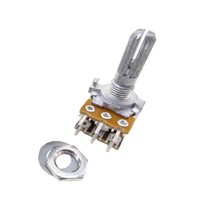100% nouveau japon 1 pièces alpes RK163 B10KX2 B50KX2 B100KX2 Audio double unité potentiomètre rotatif 6 broches 20mm arbre 10k 50k 100k