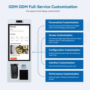 Señalización Digital, Terminales de Pago con Pantalla Táctil de 18, 22, 24, 27 y 32 Pulgadas para Montaje en Pared, Kioscos de Autoservicio - Product Image 2