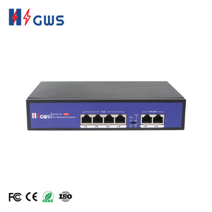 Source Factory OEM ODM POE <b>Switch</b> 6 Ports 48V <b>Ethernet</b> 10/100Mbps CCTV Surveillance Camera Watchdog Function NVR - Product Image 2
