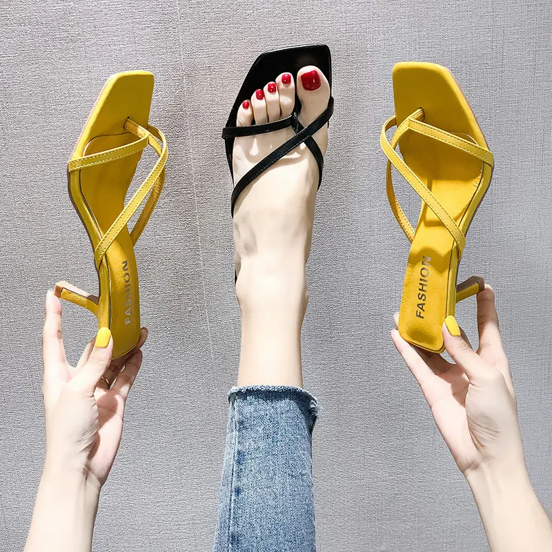 Sandales à talons pour femmes, taille 34 — 43, nouvelle collection