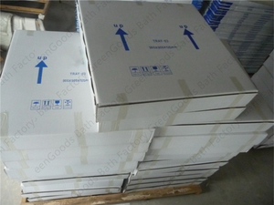 Base per Doccia Moderna per Camper in Acrilico Quadrata 900 X 900 mm a Livello del Pavimento - Product Image 4