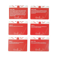 Ensemble de cartes mémoire pour le test de civisme britannique moderne, guide d'étude de la naturalisation avec 100 questions et réponses sur le civisme britannique