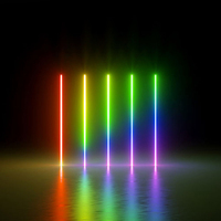 Lampe sur Pied Intelligente d'Angle pour Décoration d'Intérieur, Éclairage Moderne LED RGB