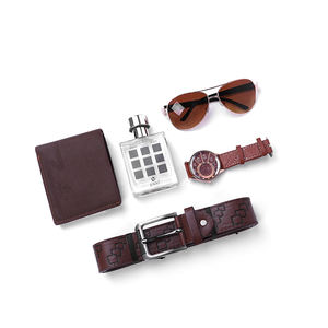 Produttore Personalizzato <span class=keywords><strong>Uomo</strong></span> <span class=keywords><strong>Cintura</strong></span> Regalo <span class=keywords><strong>Portafoglio</strong></span> Orologio Profumo 5-Piece <span class=keywords><strong>Set</strong></span> Regalo <span class=keywords><strong>Set</strong></span> di Imballaggio - Product Image 4