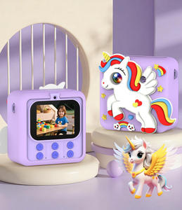 Cámara Infantil 2026 Económica con Pantalla HD <span class=keywords><strong>de</strong></span> 2.4 Pulgadas, Doble Cámara, Zoom 10x, Impresión Instantánea, Regalo <span class=keywords><strong>de</strong></span> Navidad o Cumpleaños - Product Image 1