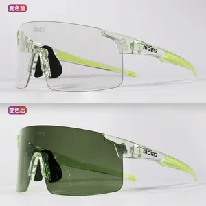 MOEG fotokromik lensler spor güneş gözlüğü UV400 koruma bisiklet bisiklet gözlük anti-uv fotokromik güneş gözlüğü