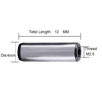 Acier allié traité thermiquement à finition brillante pour une dureté accrue, alignement précis, goupilles M16 X60MM DIN 6325