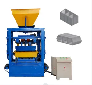 Fabricante chino de maquinaria de bloques de hormigón, moldes para bloques de hormigón, máquina de fabricación de ladrillos entrelazados, venta en África