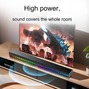 <span class=keywords><strong>Barre</strong></span> de <span class=keywords><strong>son</strong></span> LED lumineuse sans fil pour ordinateur, haut-parleurs stéréo, lecteur audio – Meilleure vente en Europe - Product Image 2