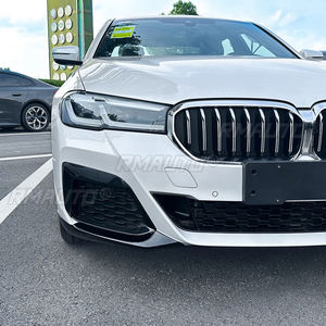 Protector de Parachoques Delantero Negro para BMW Serie 5 G30 G31 LCI M Sport 2021 2022 2023, Difusor en Ángulo, Spoiler - Product Image 4