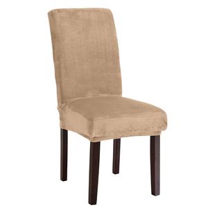 Wholesale Wedding <strong>Half</strong> Spandex <strong>Chair</strong> <strong>Cover</strong> Stretch Elastic Suede Slipcovers Short <strong>Chair</strong> <strong>Covers</strong> - Product Image 2