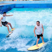 Simulateur de surf commercial, équipement de piscine à vagues artificielles intérieures pour parc aquatique et complexe hôtelier