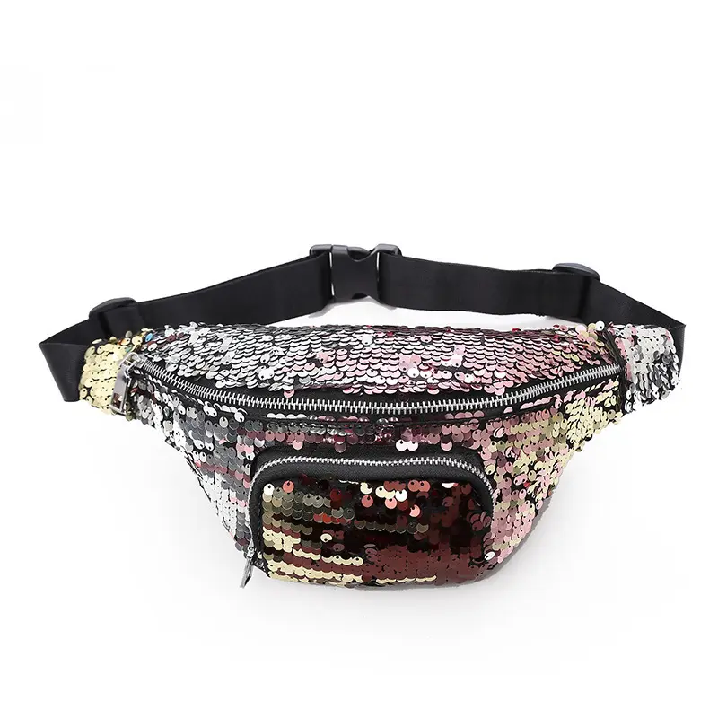 Paillettes Bling marsupio marsupio donna petto Laser vita marsupio marsupio 2023 borsa per bambini borsa a tracolla borsa vendita calda